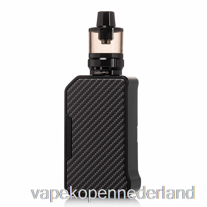 Vape Nederland Dovpo Mvp 220w Starterkit Koolstofvezel Zwart